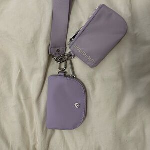 Lululemon dual pouch wristlet
